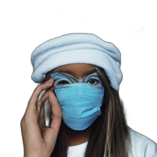mask, face, hat, staff transparent PNG cut-out