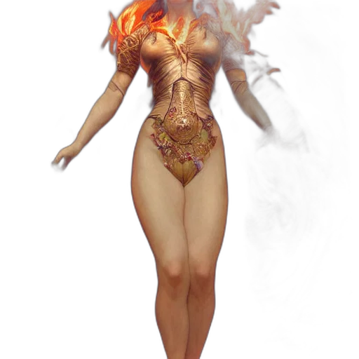 dress, staff, concept art, fantasy art transparent PNG cut-out