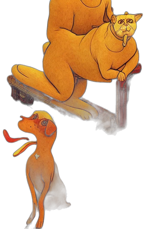 creature, animal, concept art, watercolor transparent PNG cut-out