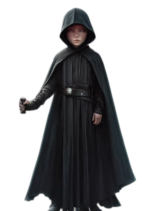 staff, jacket, weapon, mask, concept art, 3d render, dark, perfectly transparent PNG cut-out