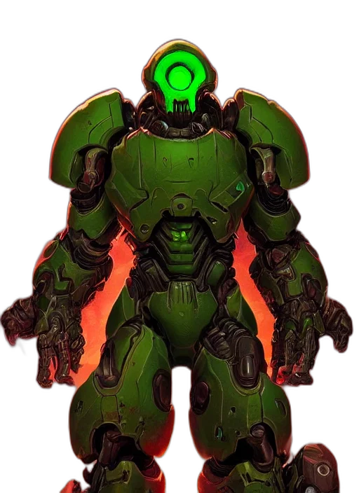 robot, weapon, concept art, 3d render transparent PNG cut-out