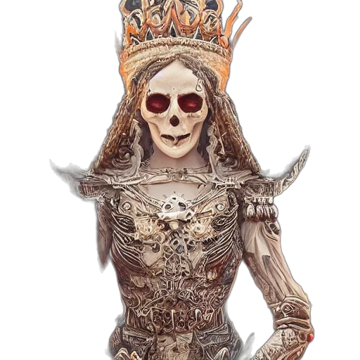 crown, mask, jewelry, staff transparent PNG cut-out
