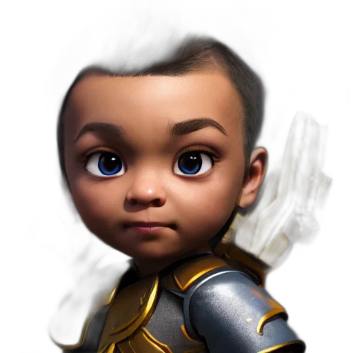 face, robot, sword, staff, fantasy art, 3d render, concept art, photorealistic transparent PNG cut-out