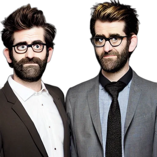 cartoon, rhett, link transparent PNG cut-out