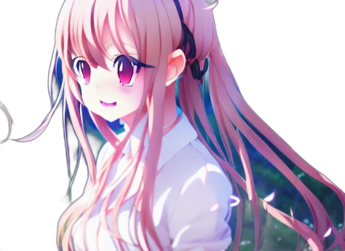 face, dress, staff, creature transparent PNG cut-out