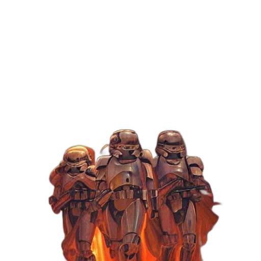 mask, staff, robot, crown transparent PNG cut-out