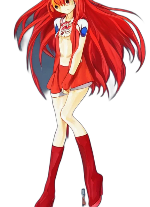dress, anime, cartoon, concept art transparent PNG cut-out