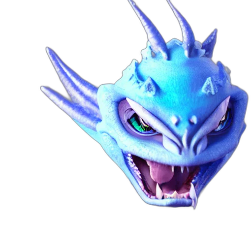 dragon, mask, creature, animal transparent PNG cut-out