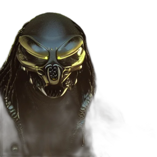 mask, creature, face, robot transparent PNG cut-out