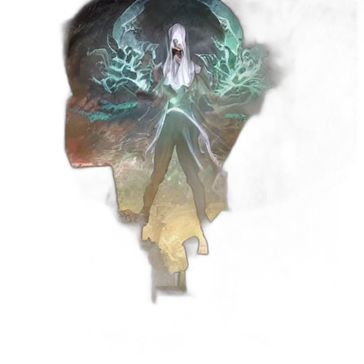 mask, staff, sword, creature transparent PNG cut-out