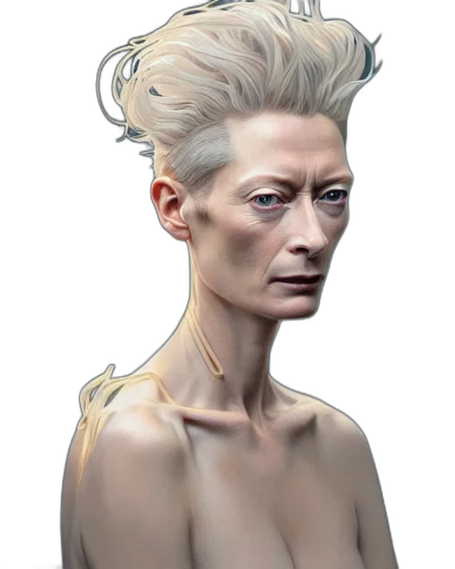 face, jewelry, creature, staff transparent PNG cut-out