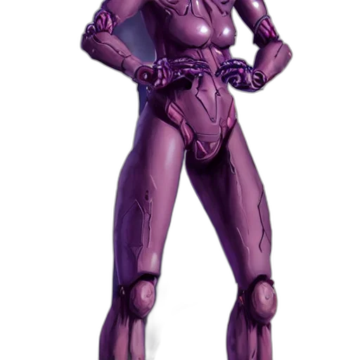 robot, creature, staff, weapon transparent PNG cut-out