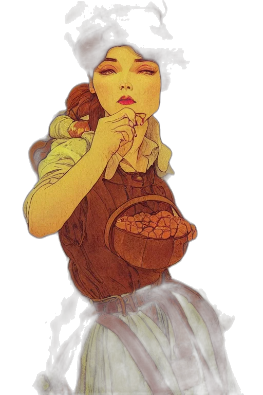 food, dress, concept art, fantasy art transparent PNG cut-out