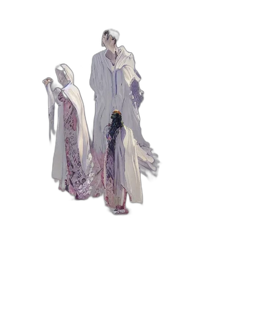 dress, staff, jacket, jewelry transparent PNG cut-out