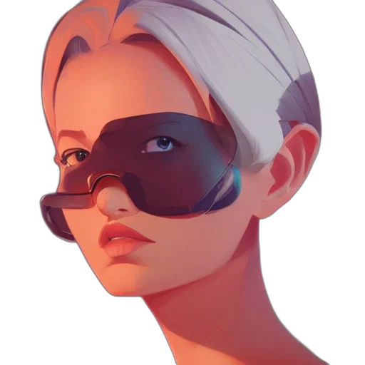 face, mask, robot, jacket transparent PNG cut-out