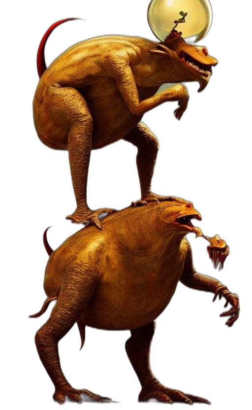 creature, dragon, animal, concept art transparent PNG cut-out