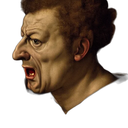 face, mask, creature, crown transparent PNG cut-out