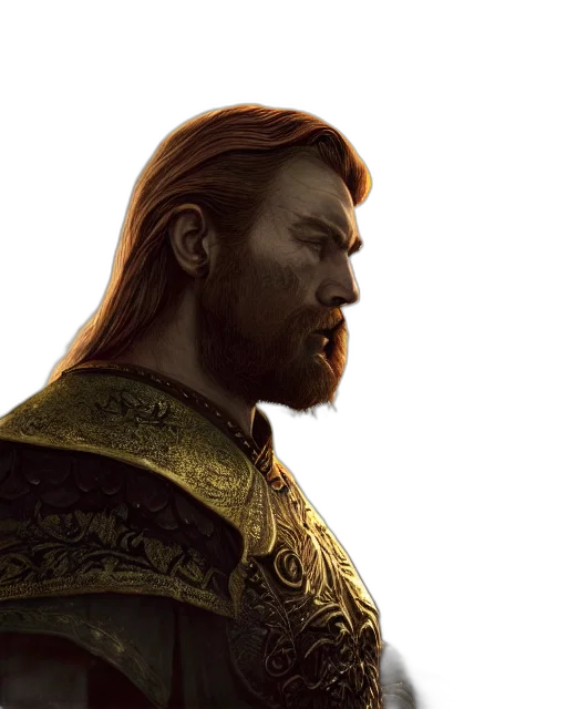 face, sword, crown, staff transparent PNG cut-out