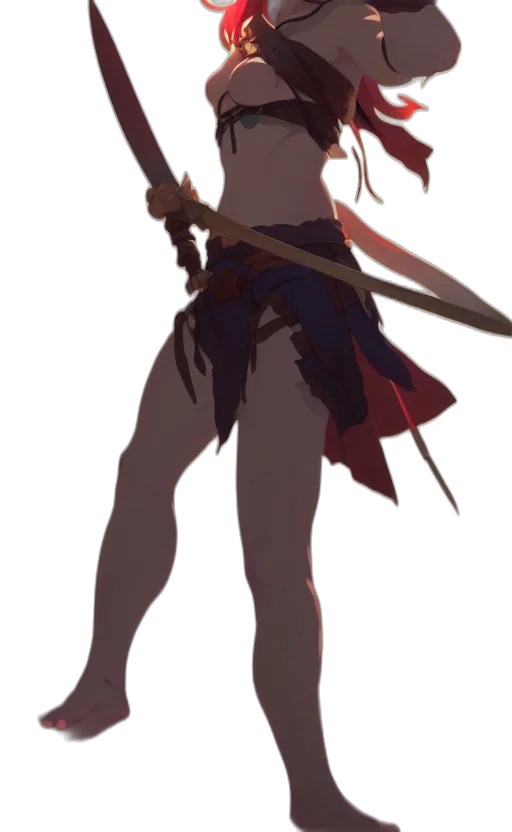 sword, weapon, staff, dress transparent PNG cut-out