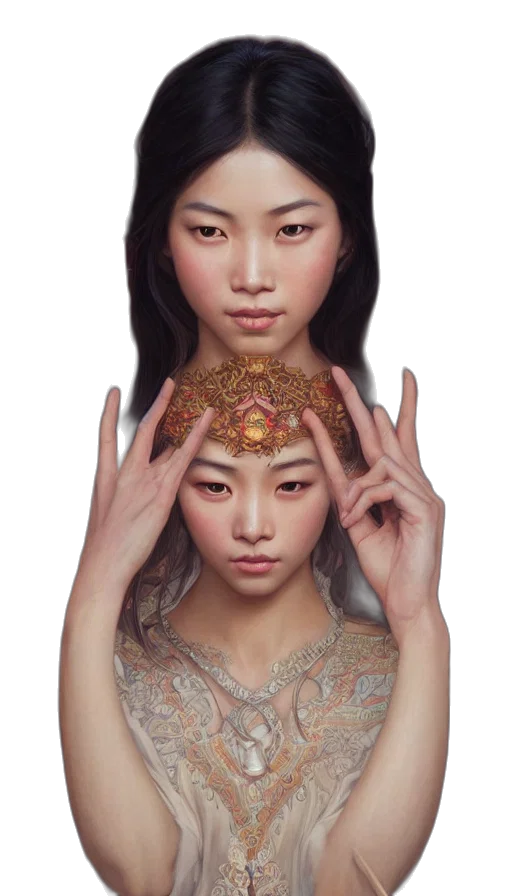 jewelry, face, crown, mask transparent PNG cut-out