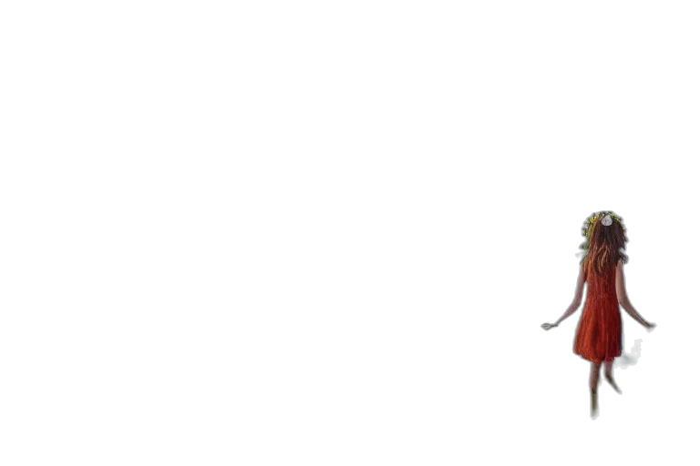 staff, weapon, dress, hair, pixel art, anime, concept art, cartoon transparent PNG cut-out
