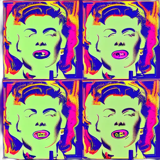 face, vaporwave, cartoon, comic book art transparent PNG cut-out