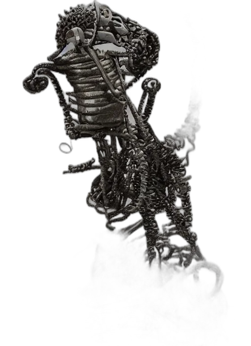 robot, dragon, staff, animal, concept art, fantasy art, comic book art, pencil sketch transparent PNG cut-out