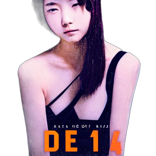 cyberpunk, photorealistic, 3d render, concept art, dark, revealing, teen, japanese transparent PNG cut-out