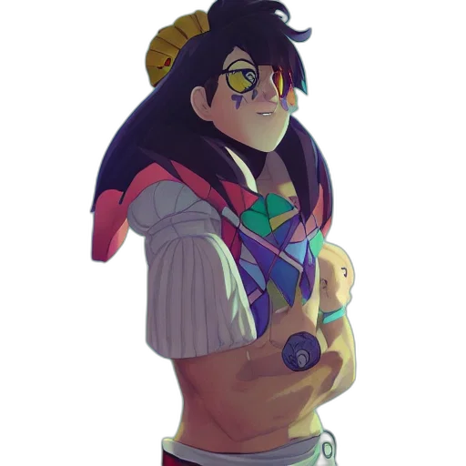 staff, jacket, weapon, jewelry transparent PNG cut-out