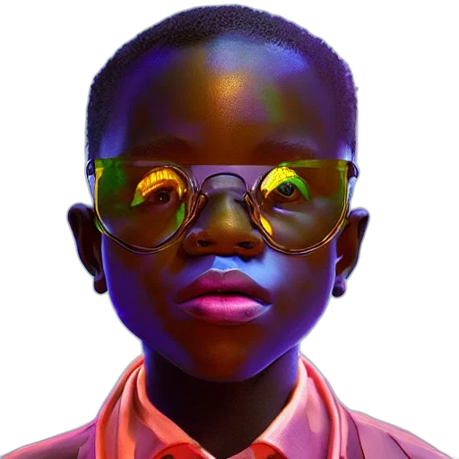 face, jacket, photorealistic, concept art, 3d render, watercolor, neon, colorful transparent PNG cut-out