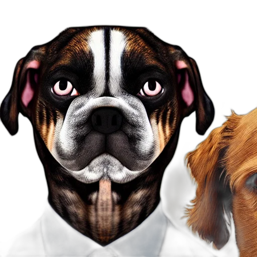 photorealistic, 3d render, concept art, photo, grotesque, human, animal, hybrid transparent PNG cut-out