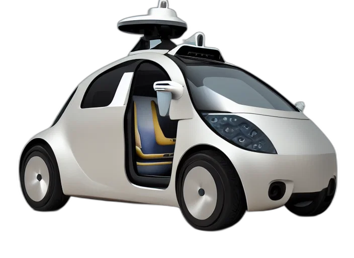 car, robot, 3d render, concept art transparent PNG cut-out