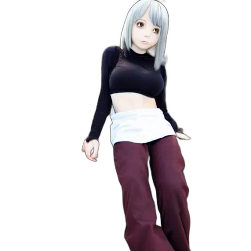 dress, staff, robot, concept art transparent PNG cut-out
