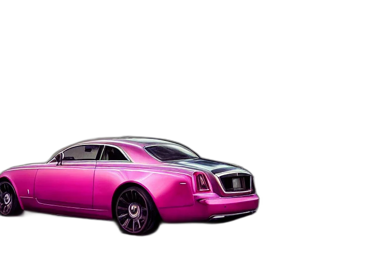 car, 3d render, concept art, vaporwave, photorealistic, neon, pastel, photograph transparent PNG cut-out