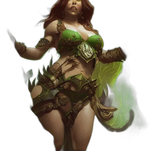 fantasy art, concept art, comic book art, photorealistic transparent PNG cut-out