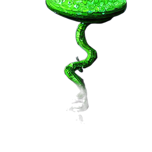 staff, bottle, crown, creature transparent PNG cut-out
