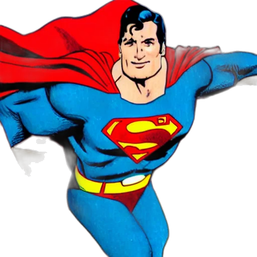 comic book art, concept art, cartoon, superman, danny, devito, face transparent PNG cut-out