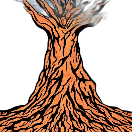 tree, hair, crown, dress transparent PNG cut-out