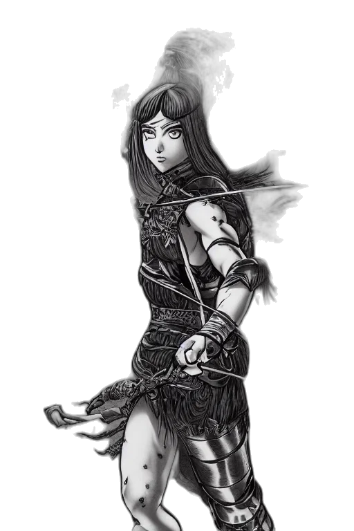 sword, staff, weapon, dress transparent PNG cut-out