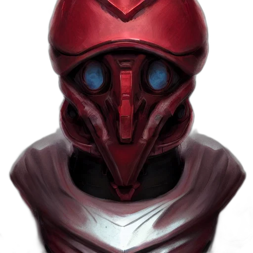 robot, mask, face, creature transparent PNG cut-out