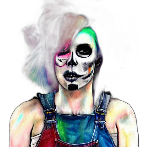 mask, face, watercolor, concept art, fantasy art, photorealistic, neon, colorful transparent PNG cut-out