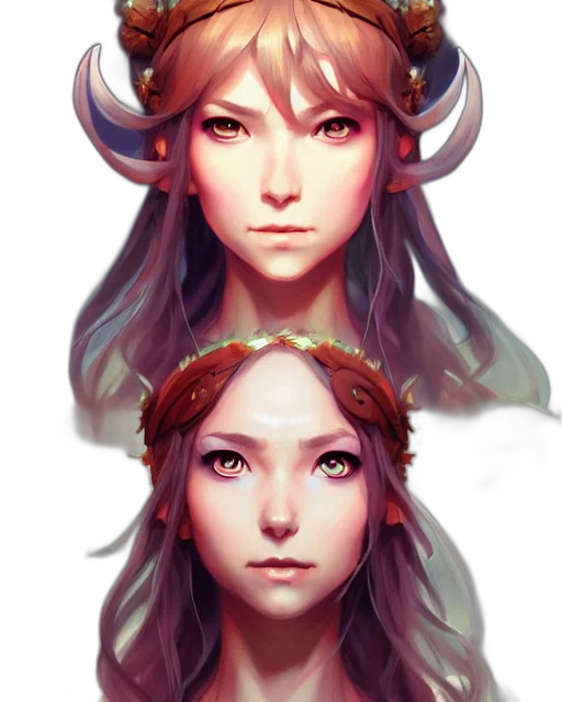 crown, face, mask, fantasy art, concept art, photorealistic, 3d render, pastel transparent PNG cut-out