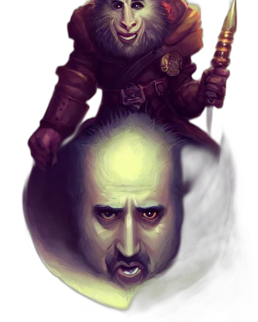 mask, face, staff, concept art, fantasy art, comic book art, photorealistic, outer space transparent PNG cut-out