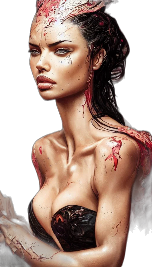 photorealistic, fantasy art, comic book art, concept art transparent PNG cut-out