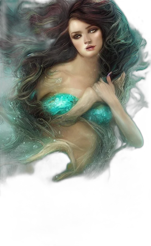 hair, jewelry, dress, creature, fantasy art, photorealistic, oil painting, concept art transparent PNG cut-out