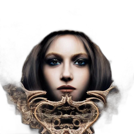 mask, crown, face, hair, fantasy art, photorealistic, concept art, comic book art transparent PNG cut-out