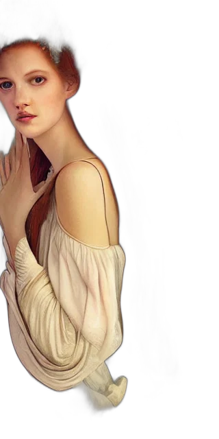 dress, jewelry, jacket, staff, photorealistic, oil painting, fantasy art, concept art transparent PNG cut-out