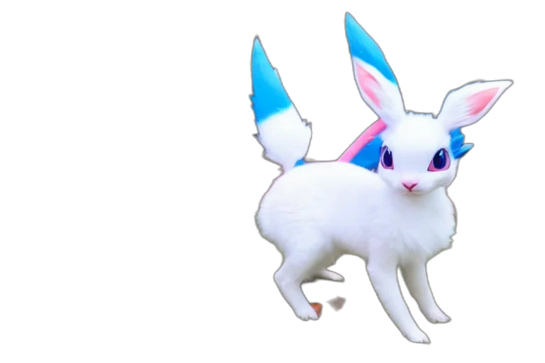 animal, creature, staff, dragon, 3d render, concept art, fantasy art, vaporwave transparent PNG cut-out