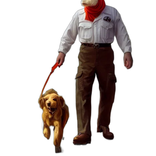 staff, animal, jacket, creature transparent PNG cut-out