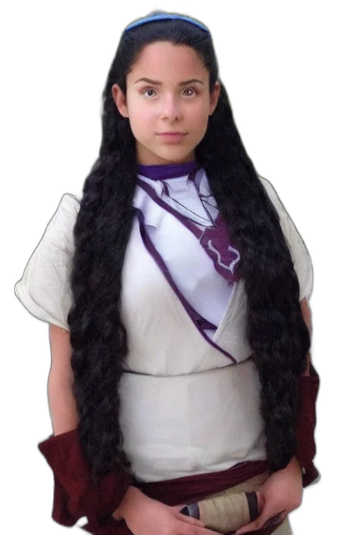 hair, staff, dress, crown transparent PNG cut-out
